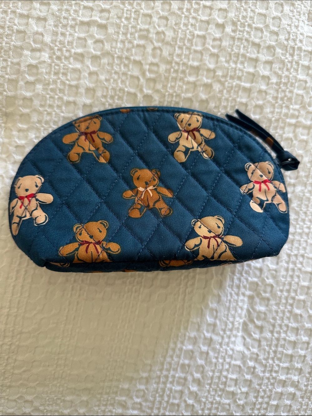 Vera Bradley Teddy Bear Done Cosmetic Bag